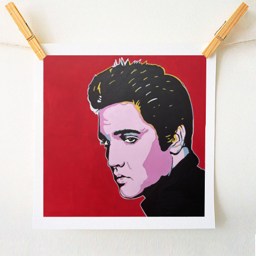 Elvis - A1 - A4 art print by Kirstie Taylor