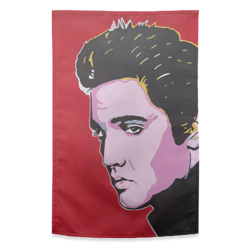 Elvis - funny tea towel by Kirstie Taylor