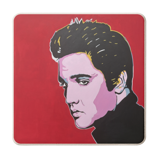 Elvis - personalised beer coaster by Kirstie Taylor