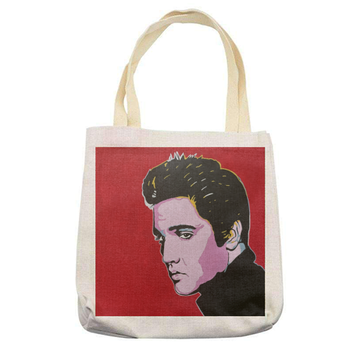 Elvis - printed canvas tote bag by Kirstie Taylor