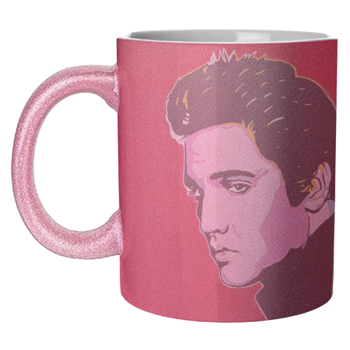 Elvis - unique mug by Kirstie Taylor