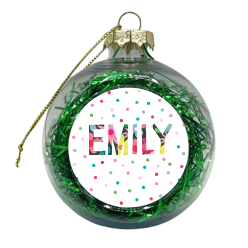 Emily - xmas bauble by The Boy and the Bear