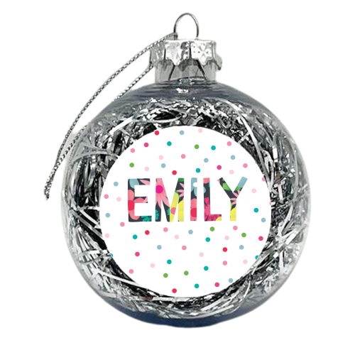 Emily - xmas bauble by The Boy and the Bear