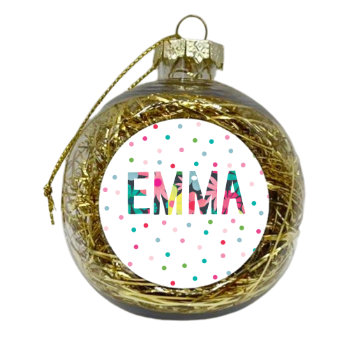 Emma - xmas bauble by The Boy and the Bear