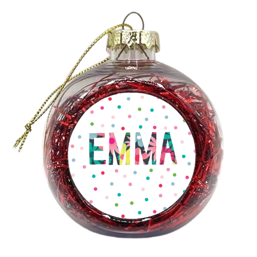 Emma - xmas bauble by The Boy and the Bear