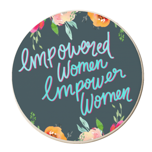Empowered Women, Empower Women - personalised beer coaster by Hollie Mills