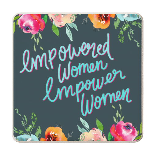 Empowered Women, Empower Women - personalised beer coaster by Hollie Mills