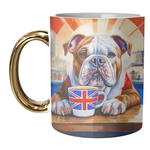 English Bulldog - unique mug by AP