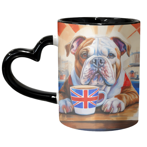 English Bulldog - unique mug by AP