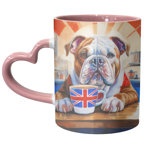 English Bulldog - unique mug by AP