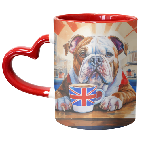 English Bulldog - unique mug by AP