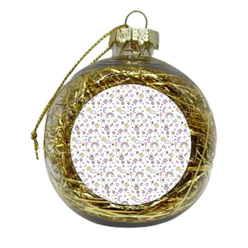 Enjoy the Little Things - xmas bauble by Jilly Tait