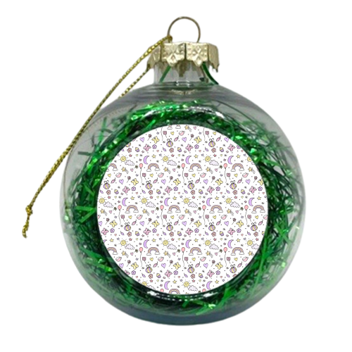 Enjoy the Little Things - xmas bauble by Jilly Tait