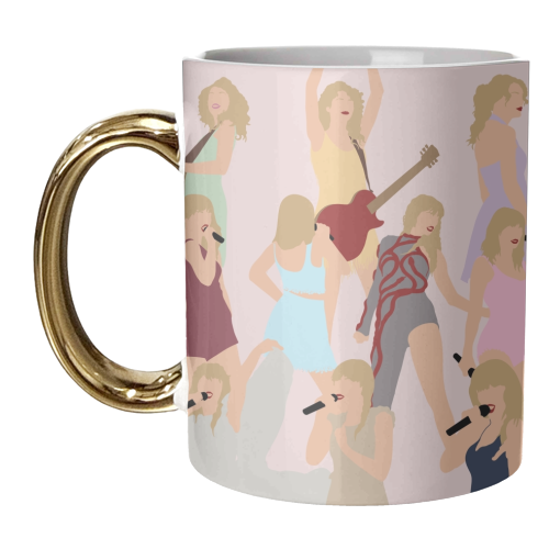 Eras mashup - unique mug by The Girl Next Draw