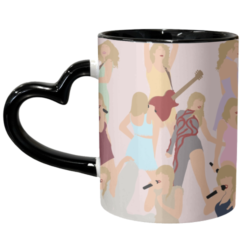 Eras mashup - unique mug by The Girl Next Draw