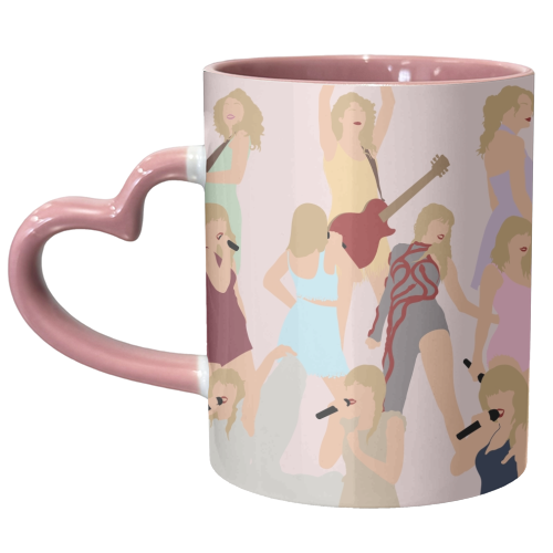 Eras mashup - unique mug by The Girl Next Draw