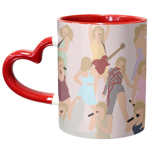 Eras mashup - unique mug by The Girl Next Draw