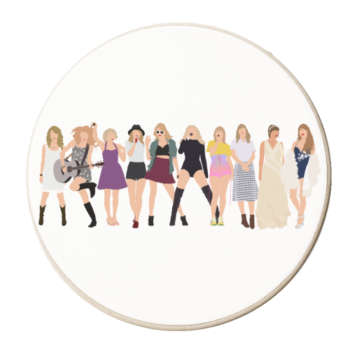 Eras - personalised beer coaster by Pink and Pip