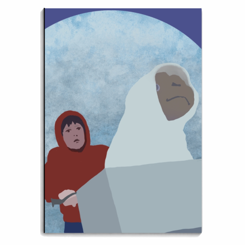 ET - personalised A4, A5, A6 notebook by Giddy Kipper