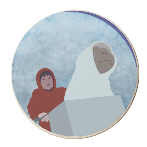 ET - personalised beer coaster by Giddy Kipper