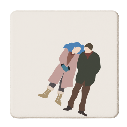 Eternal Sunshine of the Spotless Mind Fan Art - personalised beer coaster by Move Studio