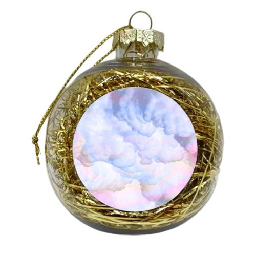 Etherial Candy Sky - xmas bauble by Dominique Vari