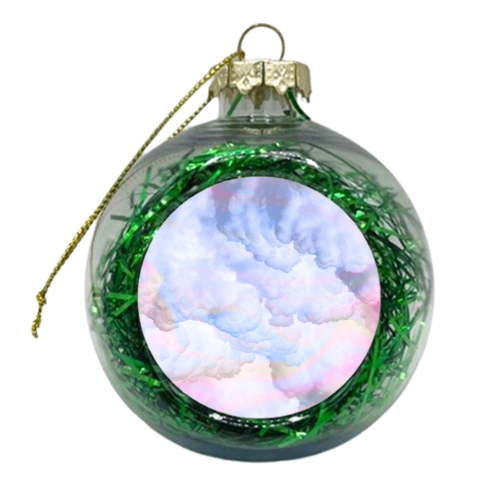 Etherial Candy Sky - xmas bauble by Dominique Vari