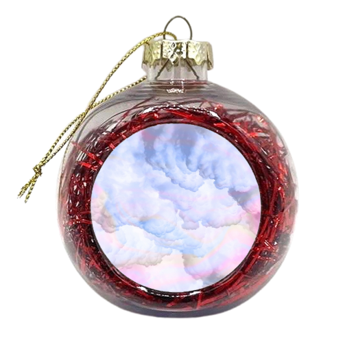 Etherial Candy Sky - xmas bauble by Dominique Vari