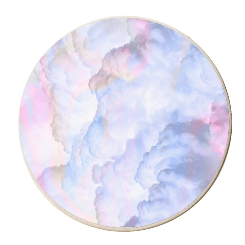 Etherial Candy Sky - personalised beer coaster by Dominique Vari