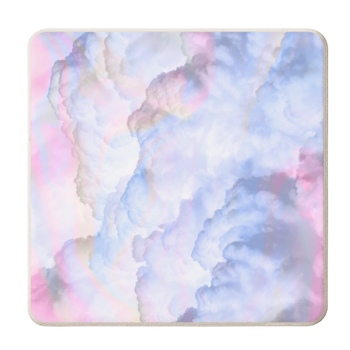 Etherial Candy Sky - personalised beer coaster by Dominique Vari