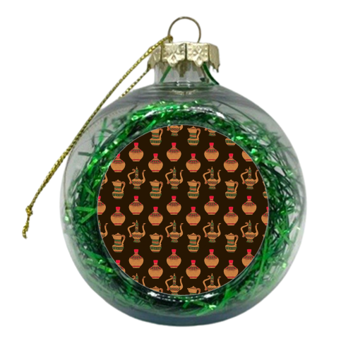 Ethnic Water Jug Pottery - xmas bauble by Haidi Shabrina