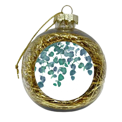 Eucalyptus Delight #1 #foliage #decor #art - xmas bauble by Anita Bella Jantz