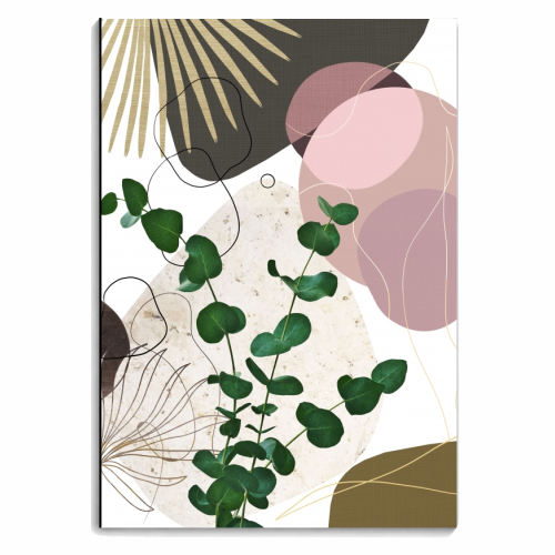 Eucalyptus Fan Palm Finesse #3 #tropical #decor #art - personalised A4, A5, A6 notebook by Anita Bella Jantz