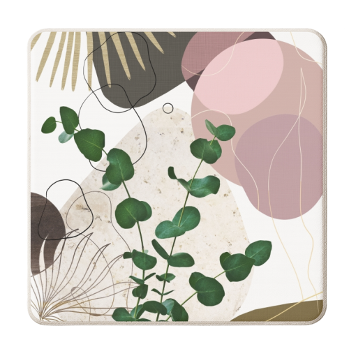 Eucalyptus Fan Palm Finesse #3 #tropical #decor #art - personalised beer coaster by Anita Bella Jantz