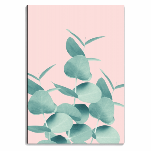 Eucalyptus Leaves Green Blush #1 #foliage #decor #art - personalised A4, A5, A6 notebook by Anita Bella Jantz