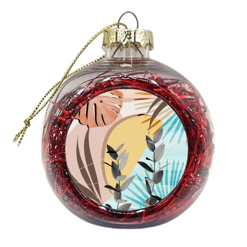 Eucalyptus Tropical Summer Oasis #1 #tropical #wall #art - xmas bauble by Anita Bella Jantz