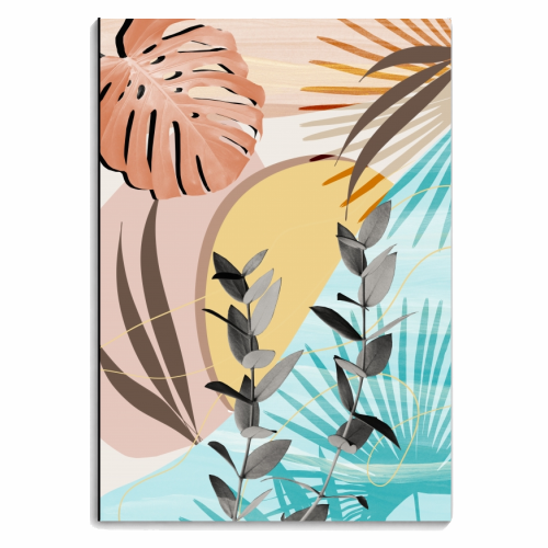 Eucalyptus Tropical Summer Oasis #1 #tropical #wall #art - personalised A4, A5, A6 notebook by Anita Bella Jantz