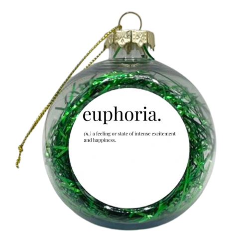 Euphoria - xmas bauble by Pink and Pip