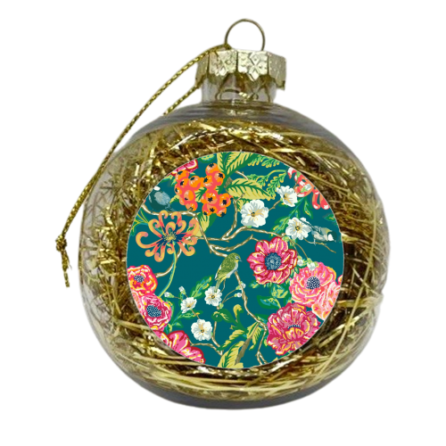 Evening Blooms - xmas bauble by Draper & Harlow