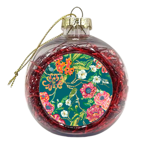 Evening Blooms - xmas bauble by Draper & Harlow