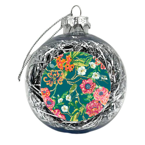 Evening Blooms - xmas bauble by Draper & Harlow