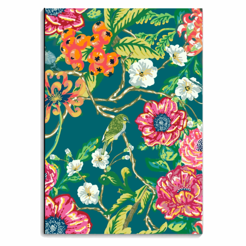 Evening Blooms - personalised A4, A5, A6 notebook by Draper & Harlow