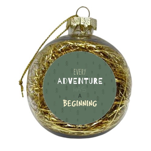 Every Adventure - xmas bauble by petegrev