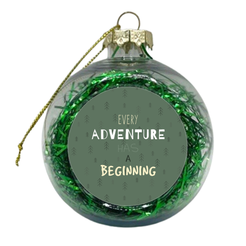 Every Adventure - xmas bauble by petegrev