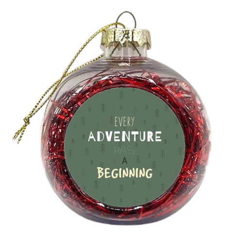 Every Adventure - xmas bauble by petegrev
