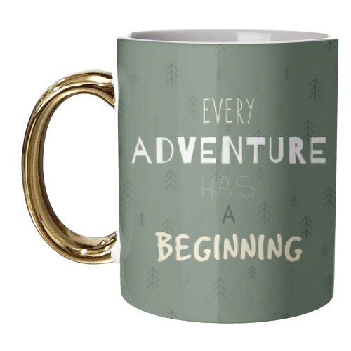 Every Adventure - unique mug by petegrev