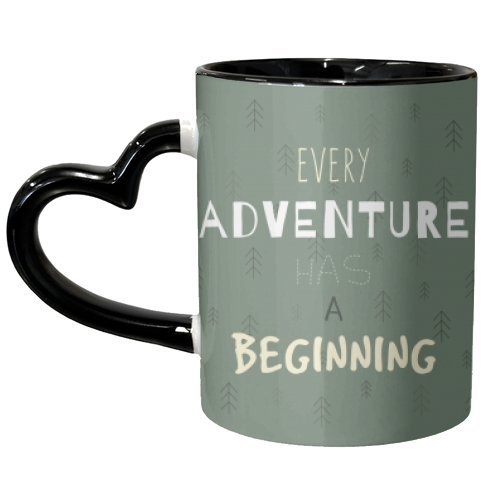 Every Adventure - unique mug by petegrev