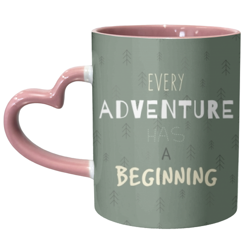 Every Adventure - unique mug by petegrev