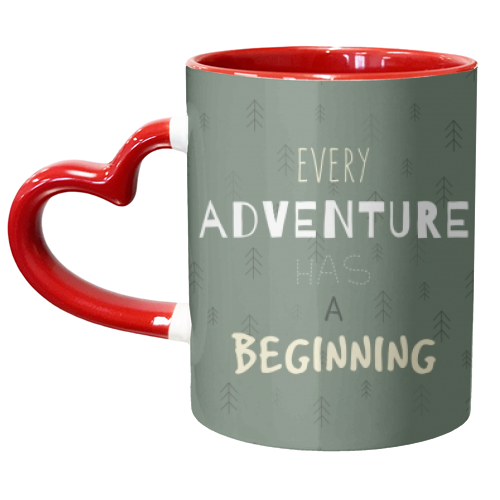 Every Adventure - unique mug by petegrev