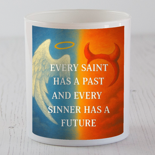Every Saint - scented candle by Ms Doodle